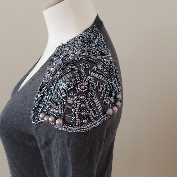 🌲LIU●JEANS by LiuJo wool grey sweater - Picture 2 of 8